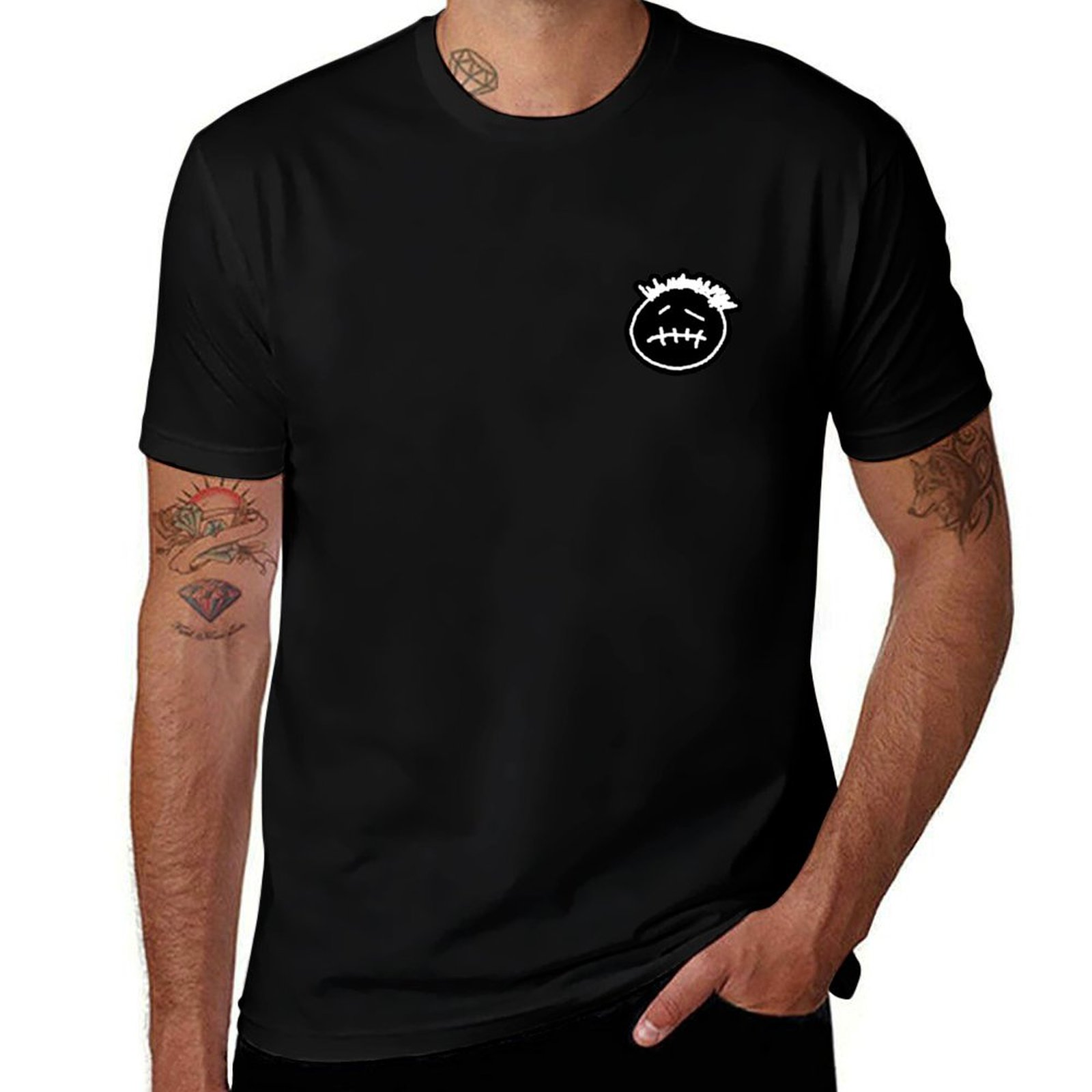 Cactus Jack Tee - カクタスジャックフェイスTシャツ カジュアルシンプルデザイン半袖シャツ