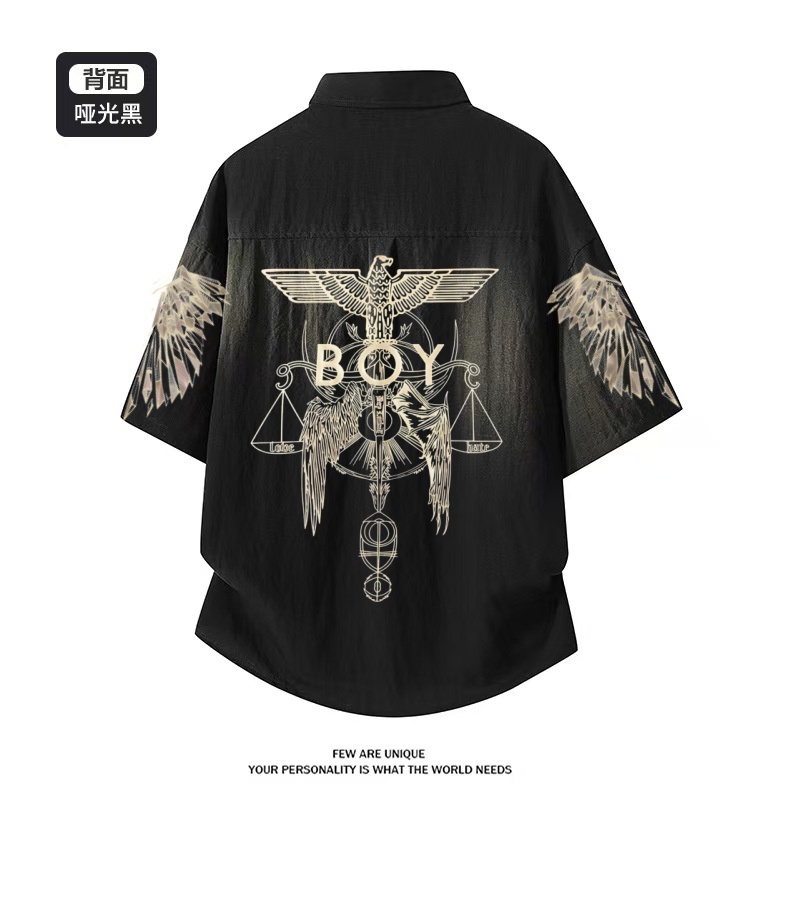 Streetwear Brand London - BOY LONDON 夏用ファッションワークウェアジャケット、アウトドアウェア、ホームウェア、スタイリッシュなメンズ半袖夏用ヴィンテージトレンディブランドストリートウェア