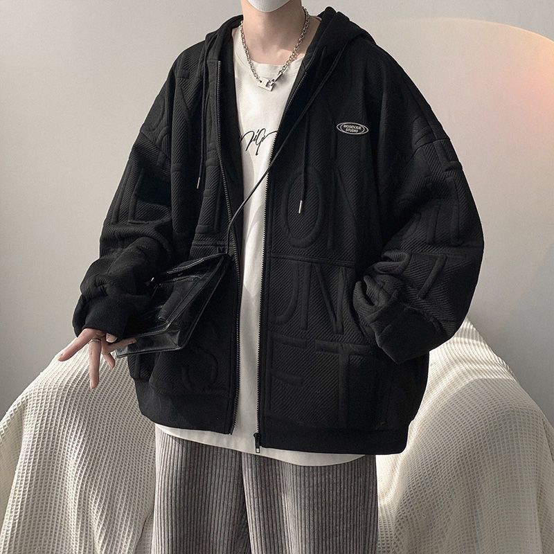 レジャーバギー香港スタイルメンズフーディフルジップアップ無地 - Streetwear Brand Hong Kong のレビューと価格