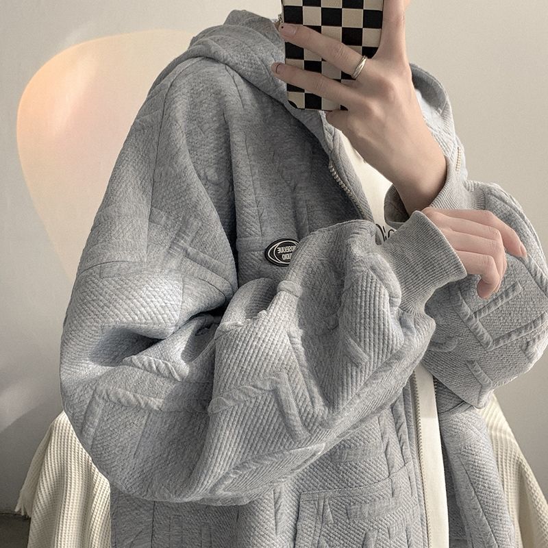 レジャーバギー香港スタイルメンズフーディフルジップアップ無地 - Streetwear Brand Hong Kong のレビューと価格