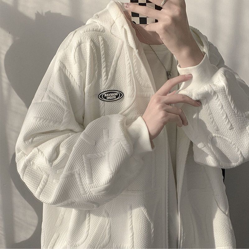 レジャーバギー香港スタイルメンズフーディフルジップアップ無地 - Streetwear Brand Hong Kong のレビューと価格