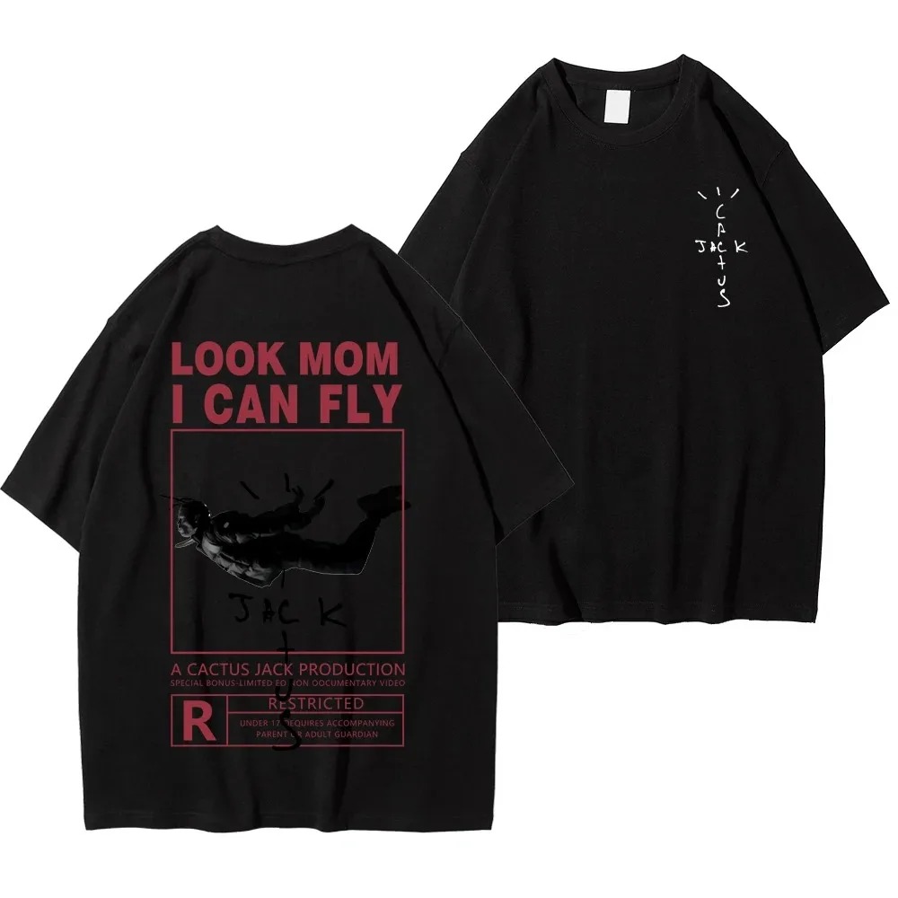 ラッパーカクタスジャックグラフィックコットン Tシャツ男性ヒ - Cactus Jack Tee のレビューと価格