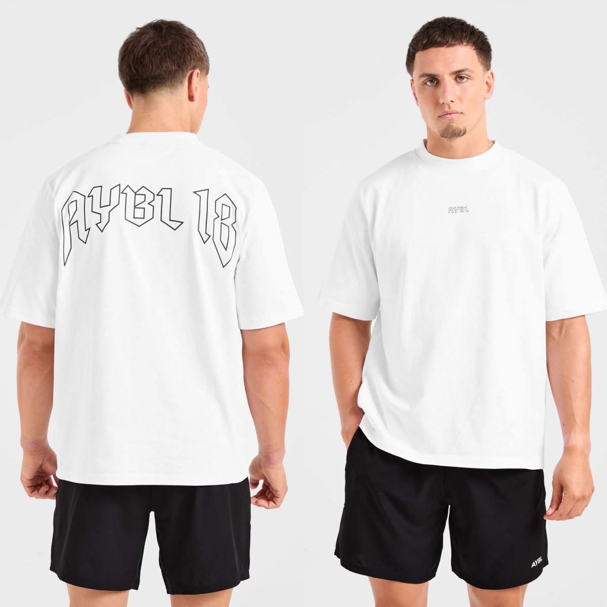 レッドロゴ強度フィットネスブランド Tシャツコットングラフィ - Streetwear Brand Red Logo のレビューと価格