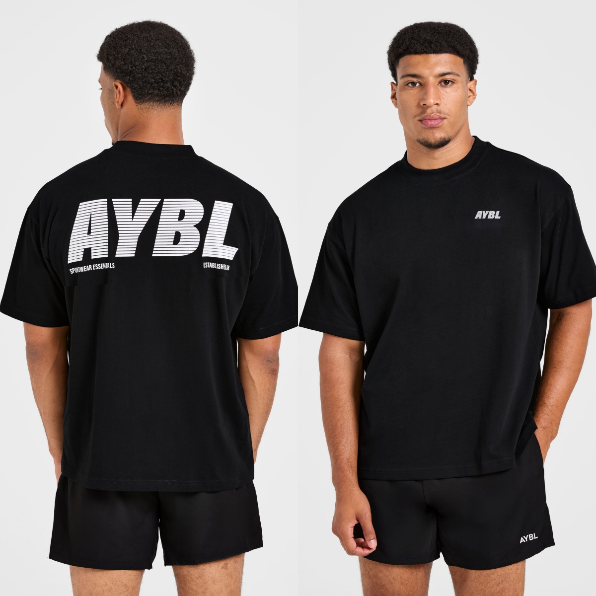 レッドロゴ強度フィットネスブランド Tシャツコットングラフィ - Streetwear Brand Red Logo のレビューと価格