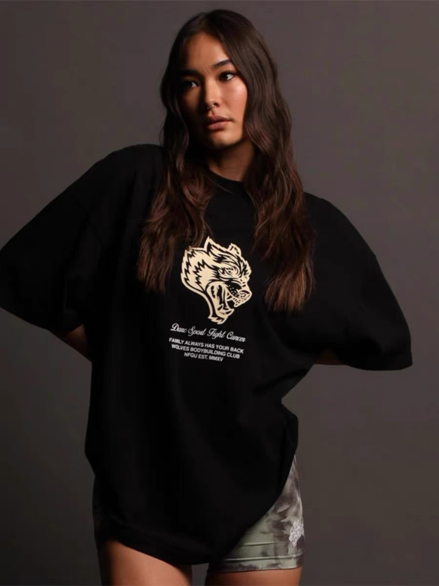 ホワイトクラシックウルフヘッドジムフィットネススポーツストリ - Streetwear Gym Brand のレビューと価格
