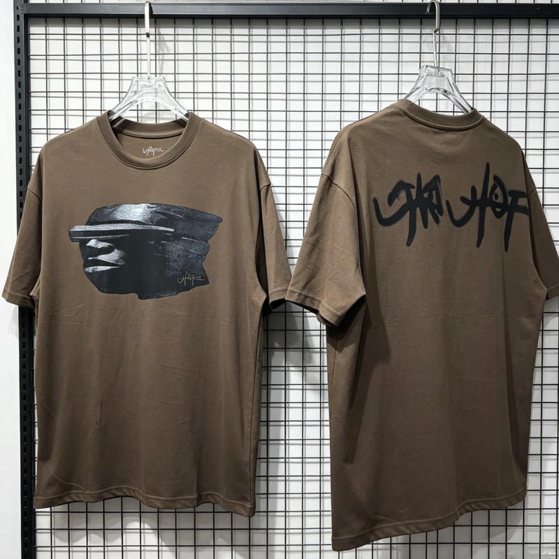 ブラウンストーン像プリント夏ユートピア Tシャツカジュアル通 - Cactus Jack Tee のレビューと価格