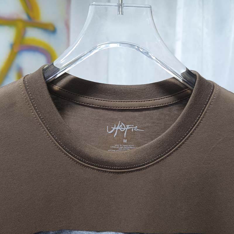 ブラウンストーン像プリント夏ユートピア Tシャツカジュアル通 - Cactus Jack Tee のレビューと価格