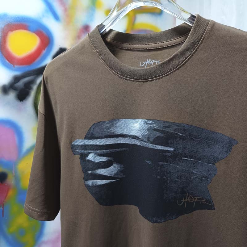 ブラウンストーン像プリント夏ユートピア Tシャツカジュアル通 - Cactus Jack Tee のレビューと価格