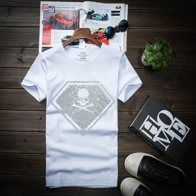 プラスサイズ 7XL 2025 スカル ラインストーン Tシ - Streetwear Brand England のレビューと価格