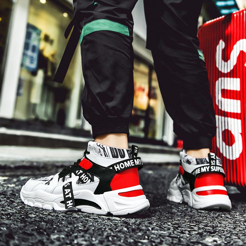 男性と女性のためのスポーツシューズ,厚くて伸縮性のあるテキス - Japanese Brand Streetwear Vintage のレビューと価格