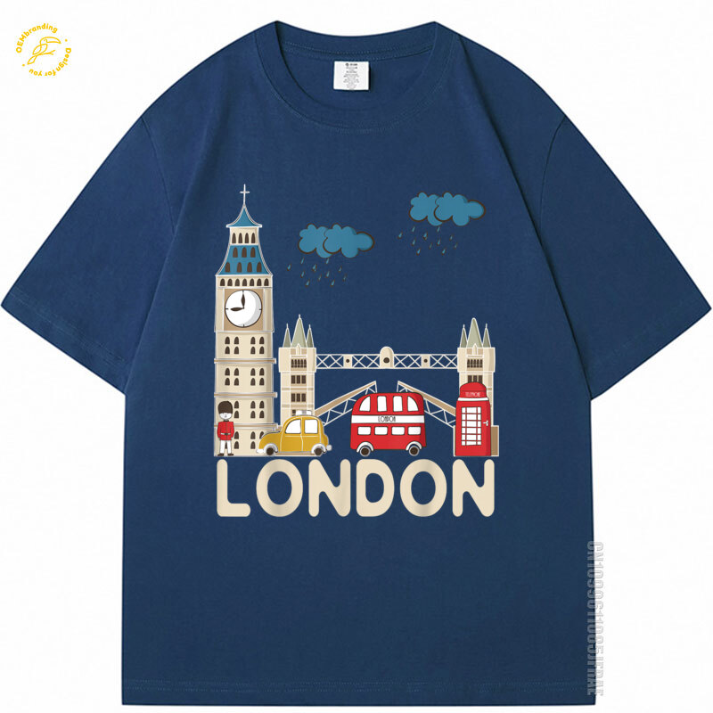 雨のロンドン Tシャツかわいいお土産特大 Tシャツ 2025 - Streetwear Brand London のレビューと価格