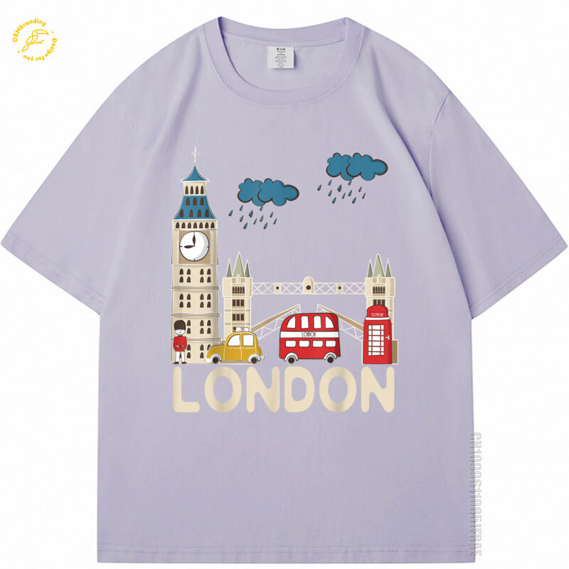 雨のロンドン Tシャツかわいいお土産特大 Tシャツ 2025 - Streetwear Brand London のレビューと価格
