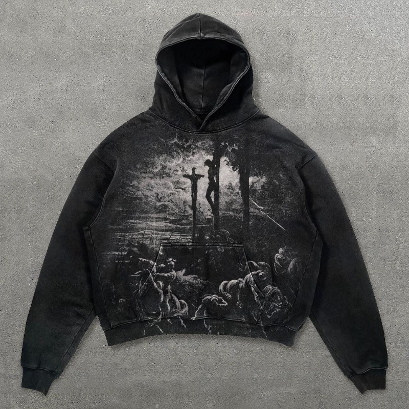 グラフィックスウェット男性用シンプルなノーブランドストリート - Streetwear Brand Cheap のレビューと価格