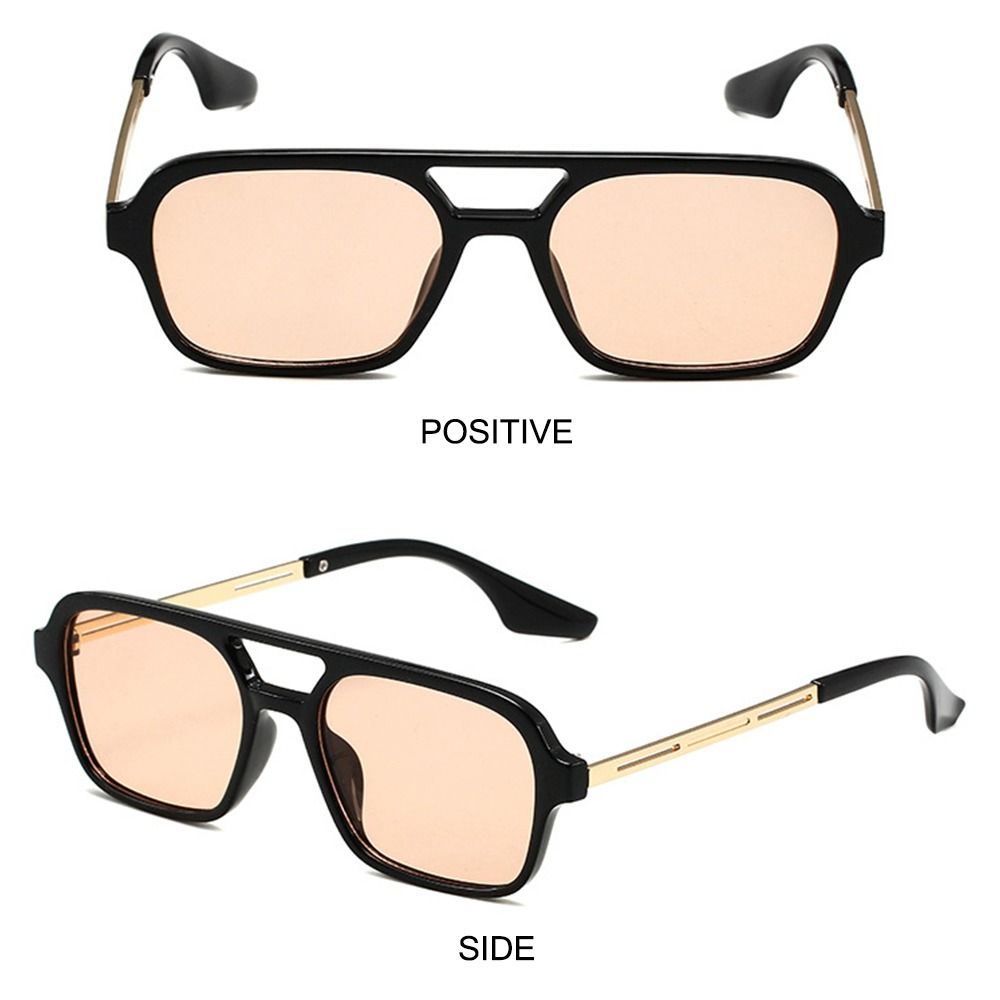 高級ブランド UV400 保護スクエアサングラス レトロスタ - Streetwear Brand Vintage のレビューと価格