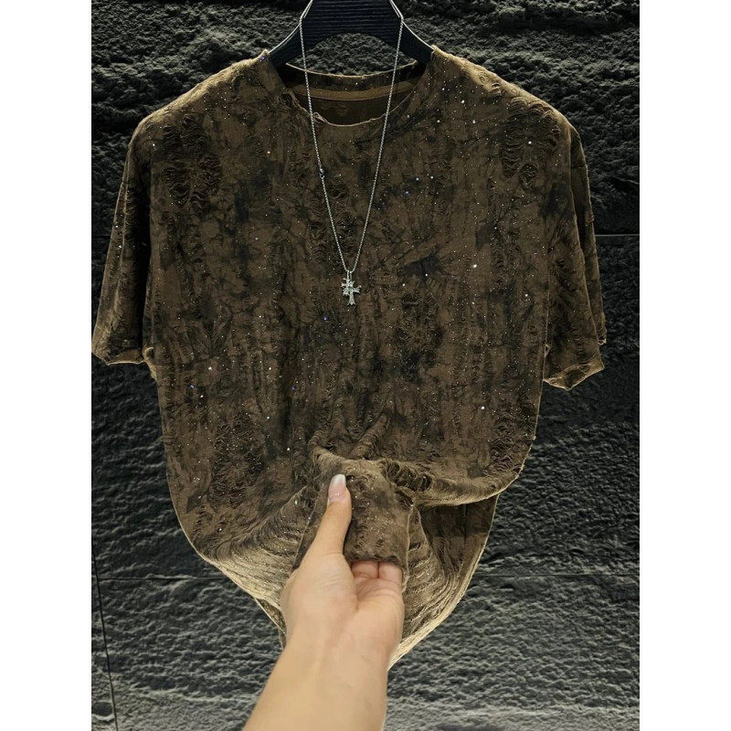 おしゃれな半袖Tシャツ韓国風香港風味カレッジストリートトレン - Streetwear Brand Hong Kong のレビューと価格