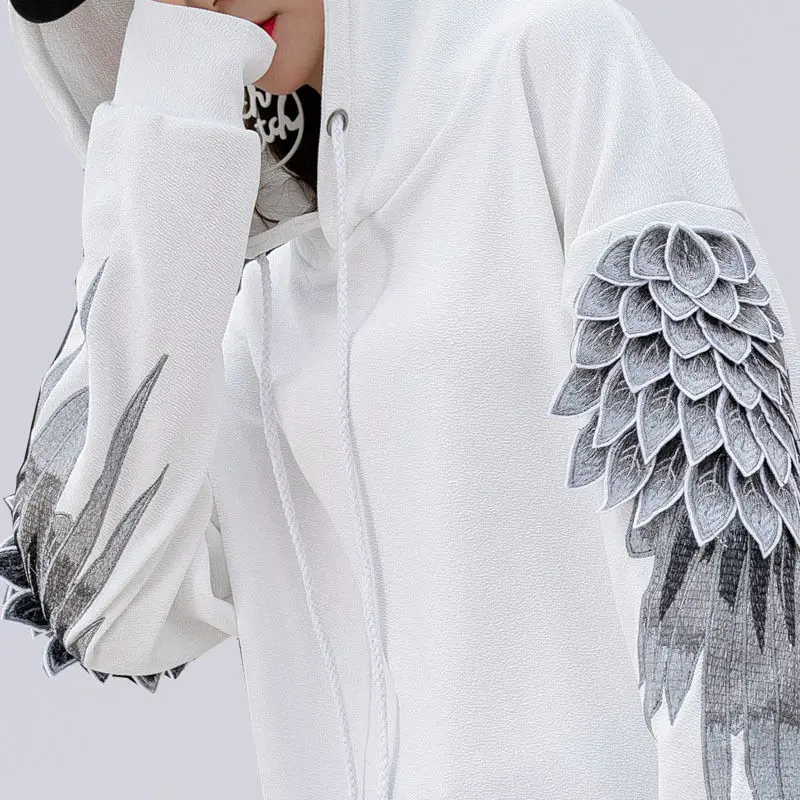 刺embroideredのスウェットシャツ,フード付きスウェ - Streetwear Brand Cheap のレビューと価格