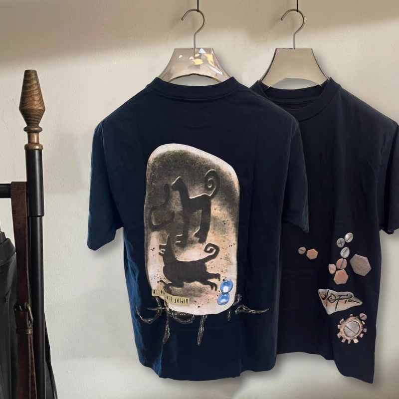 ユートピアサボテンジャック Tシャツ夏の男性トップス絵文字プ - Cactus Jack Tee のレビューと価格