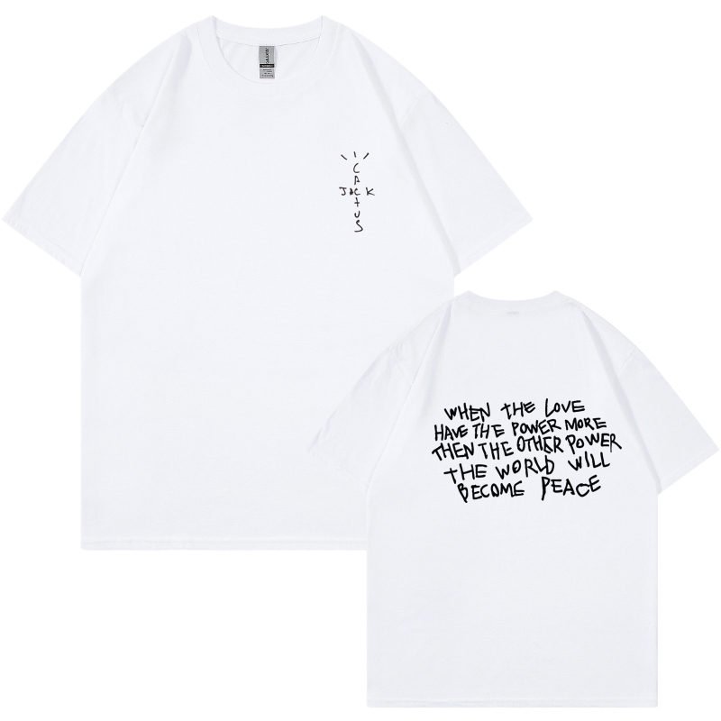 新しいサボテンジャック Tシャツ素晴らしいストリート特大 T - Cactus Jack Tee のレビューと価格